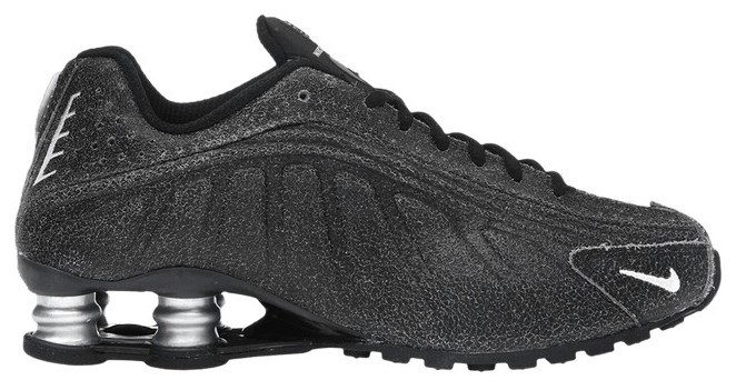 Nike Shox R4 Black Distressed Leather for Sale | Authenticity