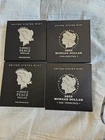 2023 Morgan and Peace Set Proof and Uncirculated 4 Coin Set OGP and COA