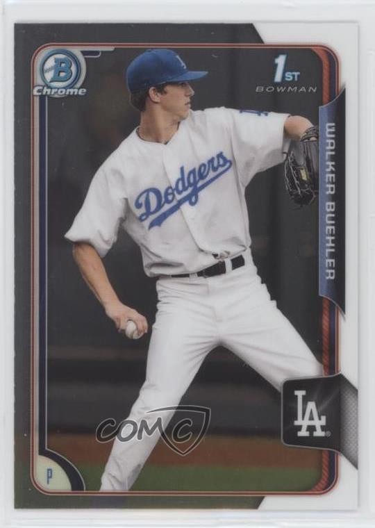2015 Bowman Draft Chrome Walker Buehler #46 9kc