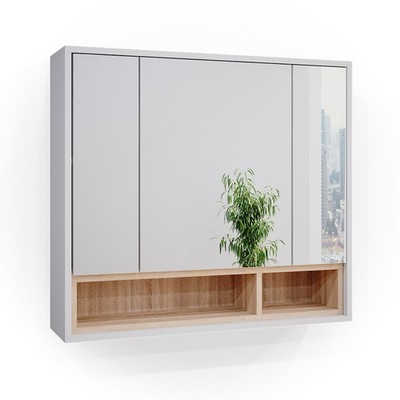 Badspiegelschrank Vicco Beatrice 80 x 72 cm