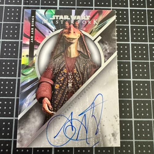 2022 Topps Star Wars Masterwork Ahmed Best as Jar Jar Binks #MWA-ABE Auto
