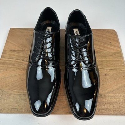 New Mens Joseph Abboud Soiree‎ Patent Leather Lace Up Dress Shoes Sz 12 D New Mens Joseph Abboud Soiree Patent Leather Lace Up Dress  main image 3