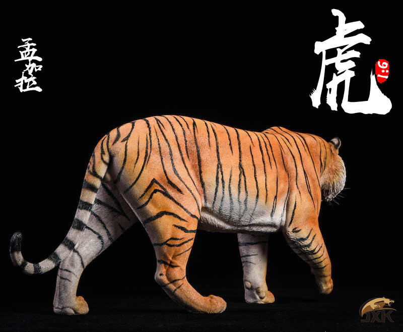 JxK 1/6 Bengal Tiger White Tiger Figure Animal Model Collector