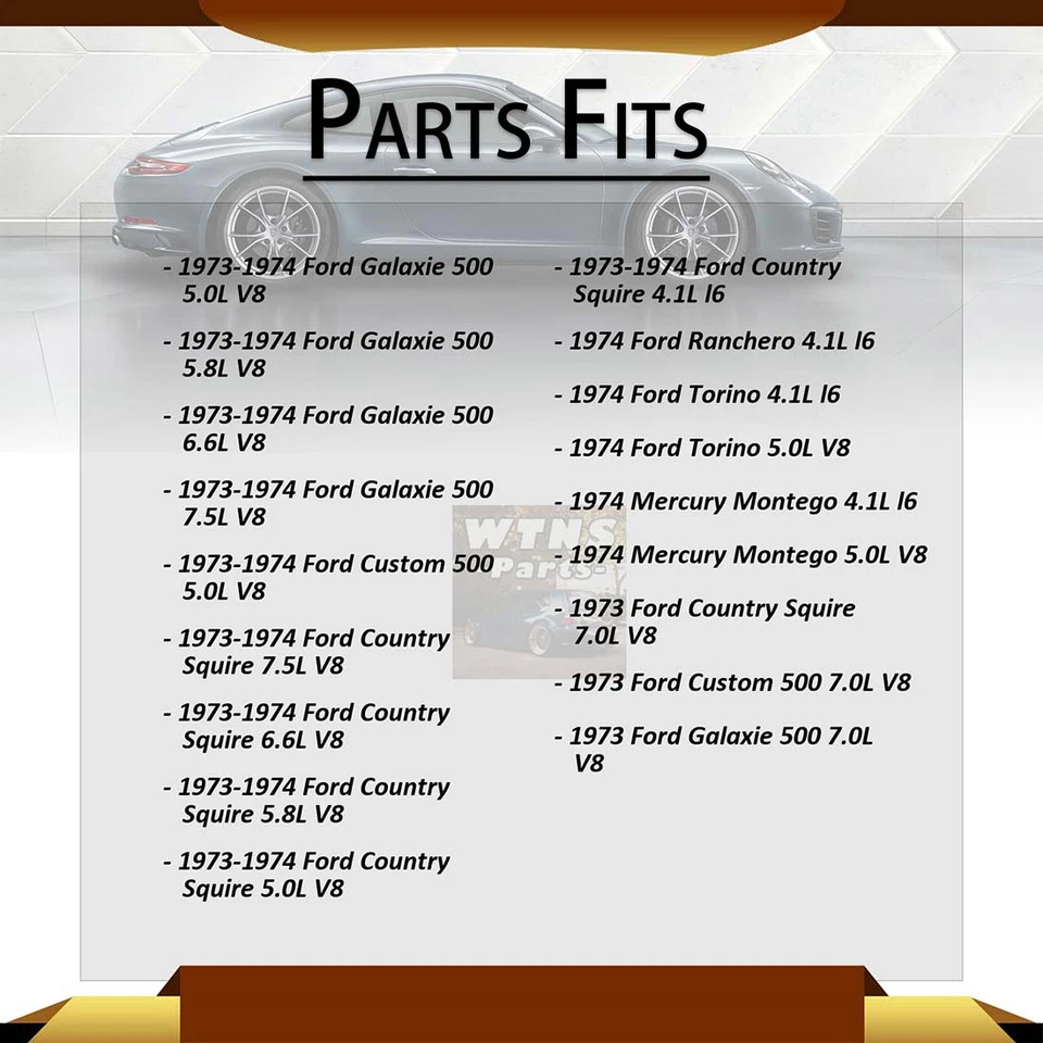 Концы анкерного стержня Mevotech передние внутренние наружные 4x для 1973-1974 Ford Galaxie 500 5,8 л - Изображение 4 из 4
