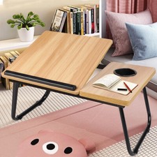 Folding Laptop Table Stand Bed Computer Desk Bed Picnic Stand Notebook Tray Home