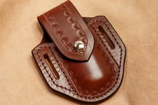 Custom Leather Sheath for Buck 110