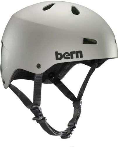 Fahrradhelm Bern Macon Kurier Dirt Bike BMX Skate Helm matte Sand Beige Creme - Afbeelding 1 van 1