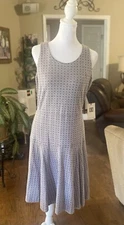 New Ivanka Trump Dress Size 8 blue fit&flare
