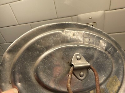 Vintage Leyse Priscilla Ware Aluminum Coal Miner's Lunchbox Bucket