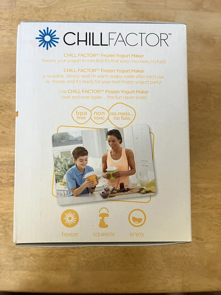 НОВЫЙ Chill Factor замороженный йогурт Maker (зеленый) сделать замороженный йогурт за минуты - Изображение 4 из 4
