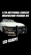 1/24 Motormax Charger Wraparound Pushbar #3 LED Ready Police Fire EMS Custom 