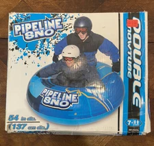 PIPELINE SNO Inflatable Snow Tube 2 Person 54” Diameter Model#AW-4107PL *READ*