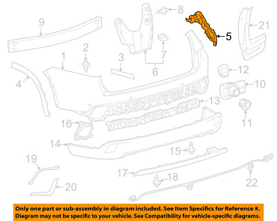 TOYOTA OEM 14-19 Highlander Bumper Components-Side Support 521550E070