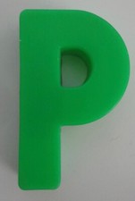 Vintage Fisher Price P Magnetic Alphabet Letter School House Desk Replacement