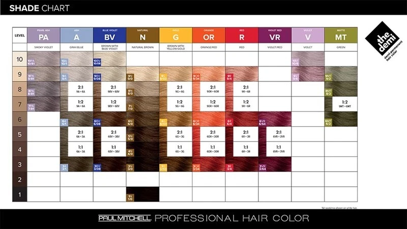Paul Mitchell THE DEMI Professional Permanent Hair Color 2oz (CHOOSE YOUR SHADE) - Image 2 of 2