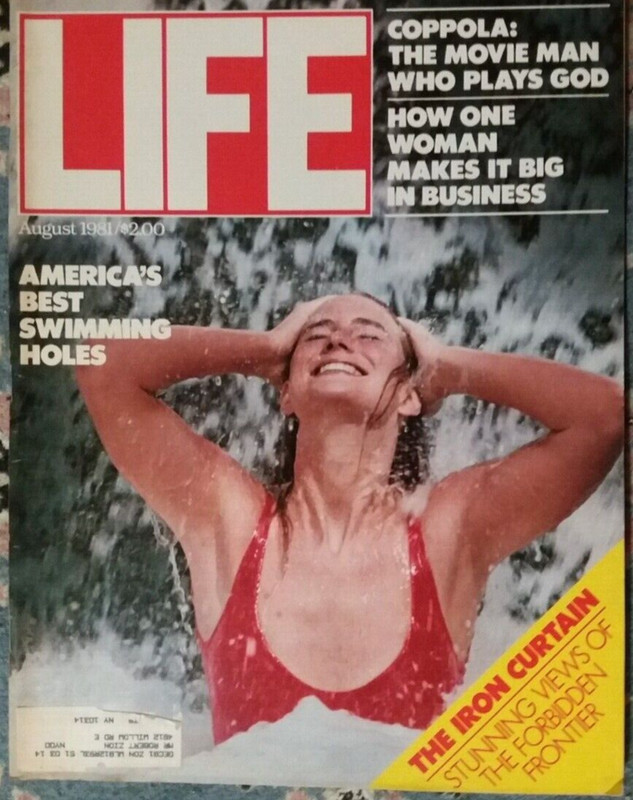 August 1981 Life Magazine - America's Best Swimming Holes  Coppola, Iron Curtain