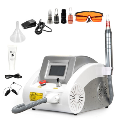 Q Switched ND Yag Laser Tattoo Removal Machine Eyebrow Pigment Remove Freckle US