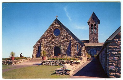 1960er Jahre Postkarte St. Joseph's Abbey Trappistenkloster Spencer Massachusetts USA