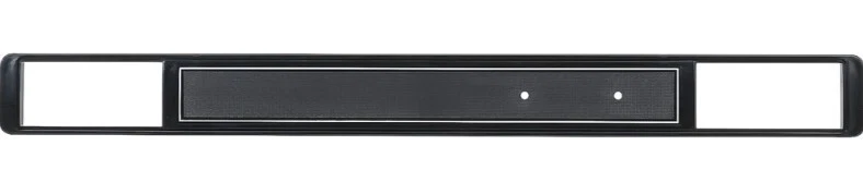 REA negro con inserto de tablero cromado para camionetas Chevy y GMC 1973-1980 Foto 2 de 4