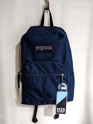 JanSport Boy's Cross Town Navy Backpack - JS0A47LW003 NWT