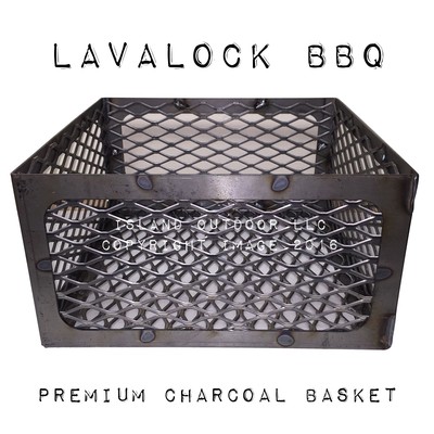 LavaLock® Old Country Pecos BBQ pit 15 15 Charcoal basket coal