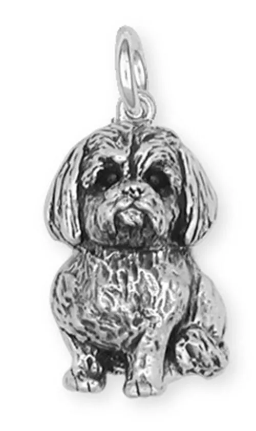 Shih Tzu Charm Handmade Silver Shih Tzu Jewelry SZ5-C | eBay