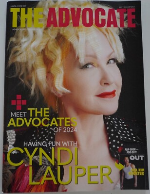 OUT & THE ADVOCATE MAGAZINE JULY/AUGUST 2024 (1 DOUBLE-SIDED MAGAZINE)