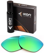 Polarized IKON Replacement Lenses For Ray Ban RB2132 New Wayfarer 55MM Green