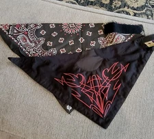 Biker Bandana Face Covers Lot 2 Banditos USA Dew Rag Handkerchief Hook & Loop