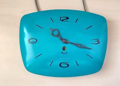 Vintage Soviet Mechanical Wall Clock MAYAK USSR Working Condition