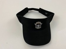 Logo Adult Outdore Adjustable Black Coton Logo Adult Sun Visor Hat Cap One Size