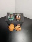 Star Wars Micro Machines Mini Heads Lot 1996 W/Mini Fett Figure - Vintage