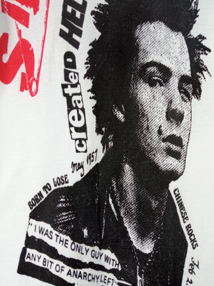 Sid Vicious Sex Pistols vintage t shirt Tour Punk Rock White Sid Vicious Sex Pistols vintage t shirt Tour Punk Rock White