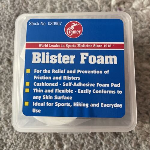 Cramer Blister Foam for Blisters and Hot Spots, Reducing Friction, 25 Pack NEW - Afbeelding 1 van 3