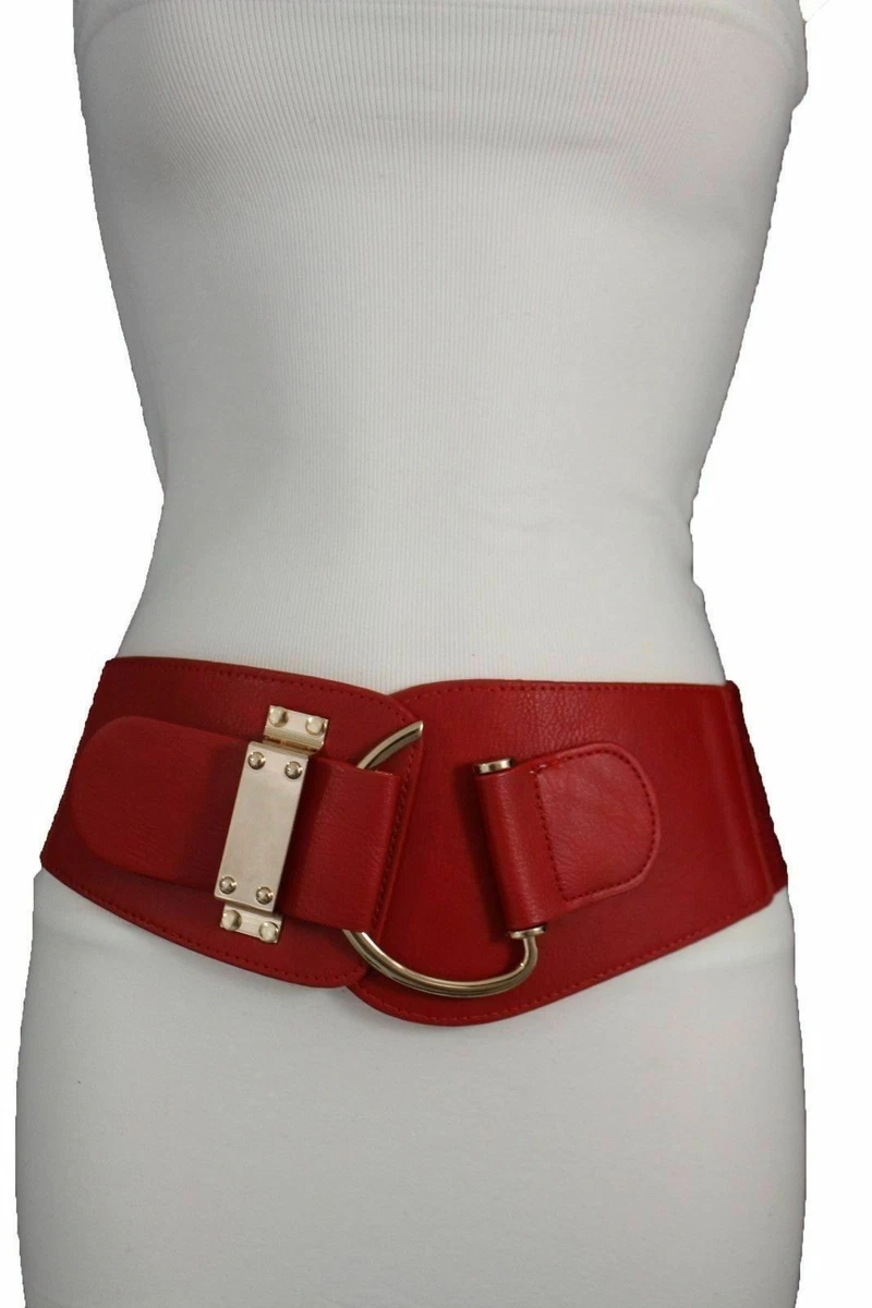 Plus size red clearance belt
