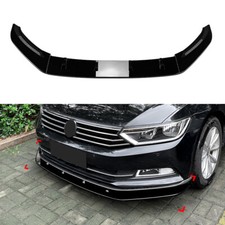 Für VW Passat B8 2016-2019 Glänzend Schwarz Frontschürze Spoiler Splitter Lippe