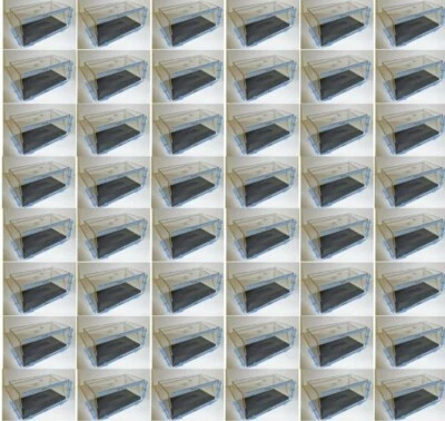 40 Boites Vitrine Hauteur 8 cm + socle pour Miniatures 1/43 (Camionnette) Neuf  - Photo 1/4
