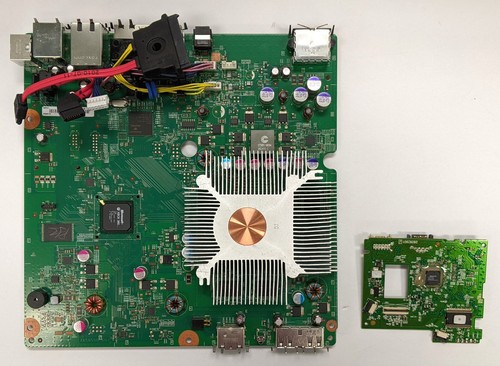 Xbox 360 S Slim Corona Motherboard w/ Matching DVD Drive Board - 100% Working