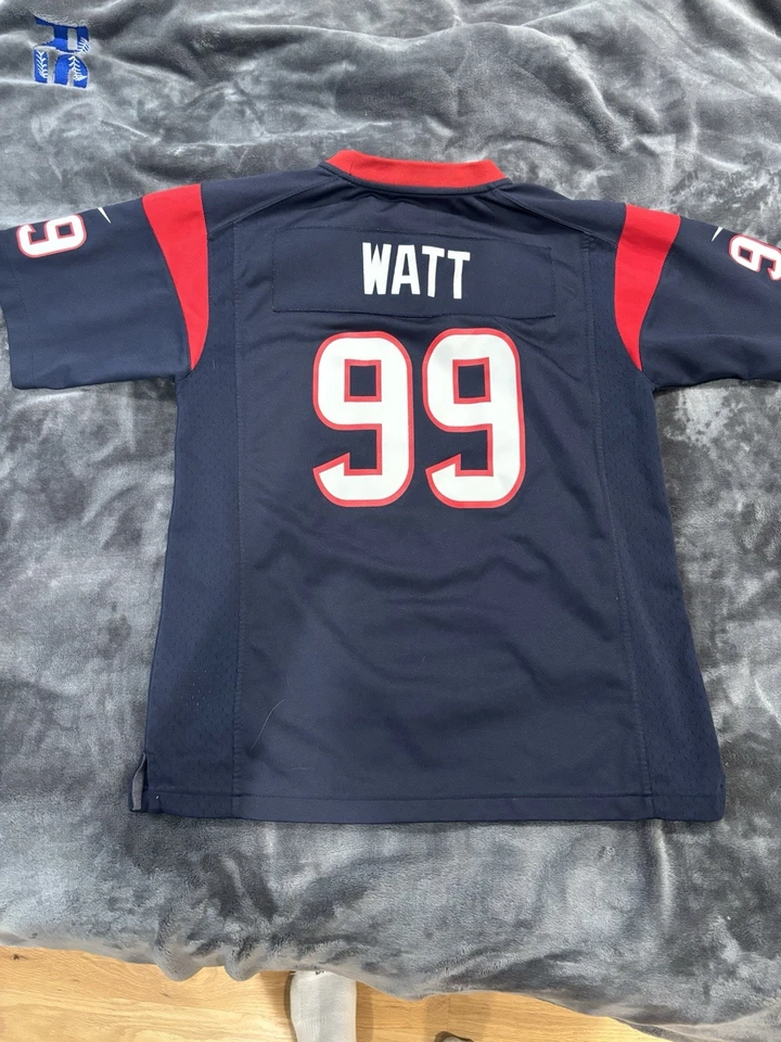 J.J. Watt 休斯顿德州人队 NFL 球衣青少年大号 — 第 2/2 张图片