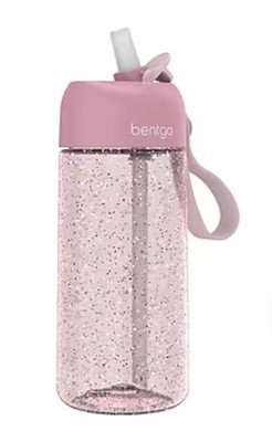 Quantity Of 2: Bentgo Kids Water Bottle With Safe Sip Straw 15 Ounce