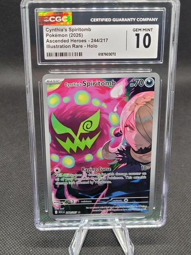 Cynthia's Spiritomb graded CGC 10 for sale on eBay