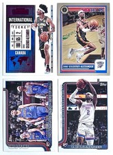 Shai Gilgeous-Alexander Lot x 4 Red International Ticket OKC Thunder Up SGA NBA