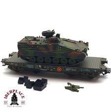 ♻️ Märklin 6507 Spur H0 (1:87): Plattformwagen mit Militärfahrzeug DB – A11
