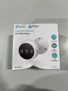 Kasa Smart 2K QHD Security Camera Outdoor Wired 1 Count (Pack of 1) White