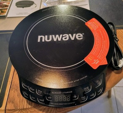 Nuwave Upgraded Induction Cooktop with Patented Digital Temp Probe, Black