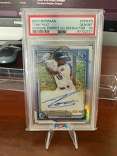 2024 Bowman Chrome Tony Ruiz PROSPECT AUTO #CPATR PSA 10 REFRACTOR /499