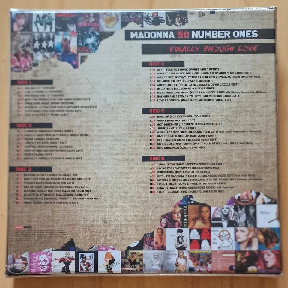 MADONNA Finally Enough Love 50 Number Ones The Rainbow VINYL BOX SET - Image 4 of 4