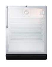 Summit SCR600BGLBITBADA 24"W 5.5 Cu. Ft. Built-In Compliant - Black