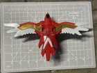 VTG Power Rangers Deluxe Zeo Red Phoenix Eagle Zord Megazord Head Bandai 1996