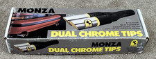 Monza Dual Chrome Tips Exhaust Tips 2 Inlet 2 12 Outlets